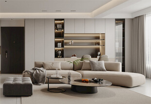 现代简约风客厅家居场景