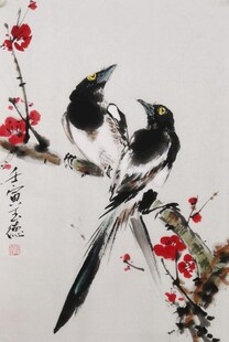 双鹊图