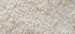 米白色毛绒面料纹理特写