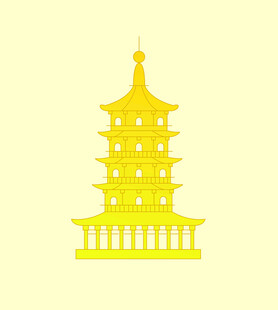 雷峰塔线稿