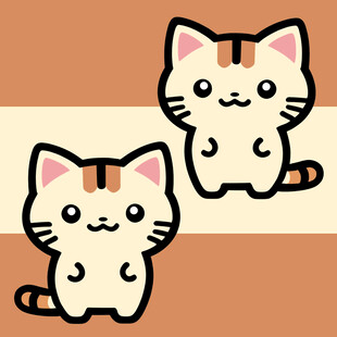 可爱卡通猫咪