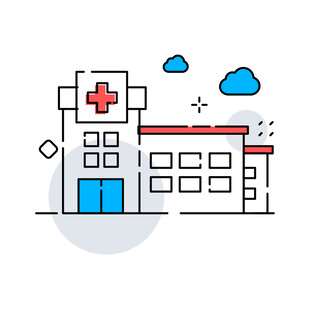 医院建筑图标