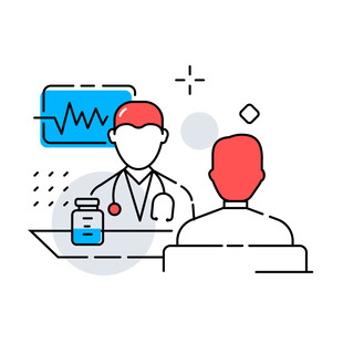 医生与患者交流场景