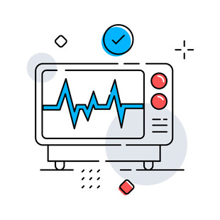 医疗监测设备图示