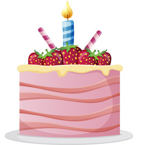 草莓生日蛋糕