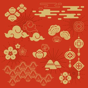 中式传统吉祥图案集合