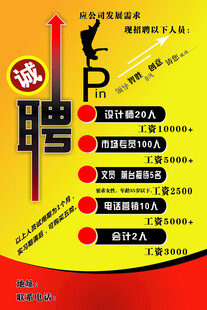 招聘海报