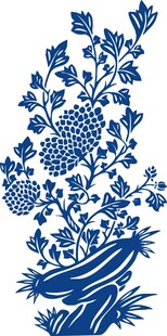青花瓷花卉图案