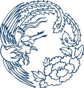 凤凰牡丹图