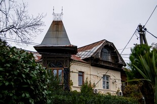 复古风格的独栋小洋楼