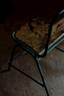 复古铁艺编织座椅