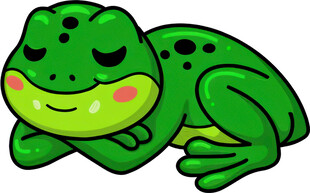 可爱青蛙卡通形象