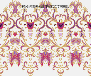 复古华丽欧式花纹图案