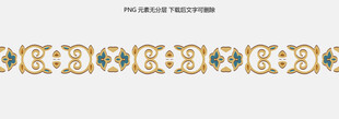 古典花纹边框图案