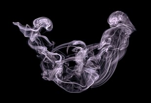 梦幻紫色烟雾艺术形态