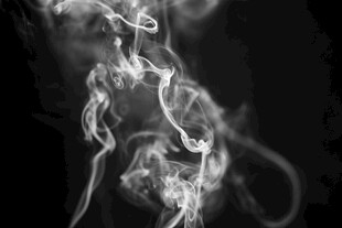 黑白烟雾艺术形态