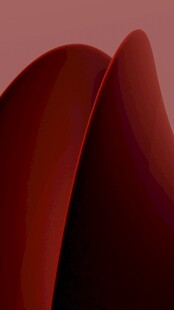 红色弧形抽象艺术造型