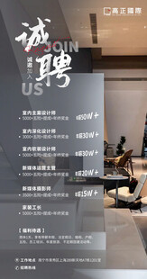 诚聘招聘海报