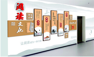 读书文化墙展示