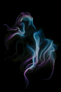 梦幻彩色烟雾特效画面