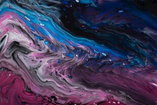 梦幻流体色彩艺术图案