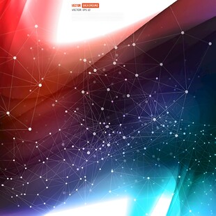 梦幻星空渐变背景图