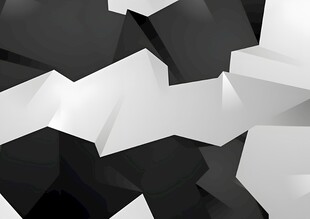 黑白几何抽象立体背景图