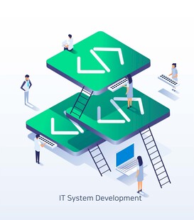 系统开发层级架构示意图