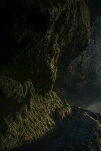 神秘洞穴内的岩石景观