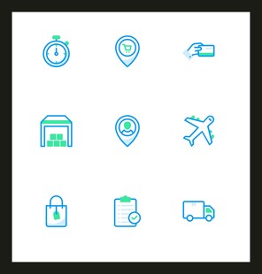 简约线条图标集合