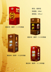 多款精美酒包装盒展示