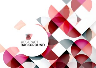 几何多彩抽象背景图案