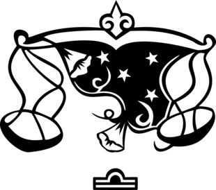 星座天秤座图案 