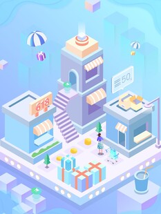 梦幻3D城市建筑场景