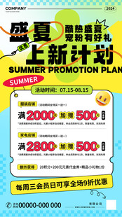 夏日促销海报