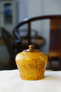 木质小罐 古朴雅致