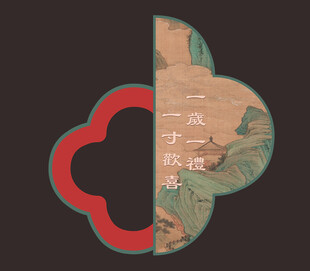 周岁宴背景板
