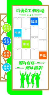 优秀员工形象墙