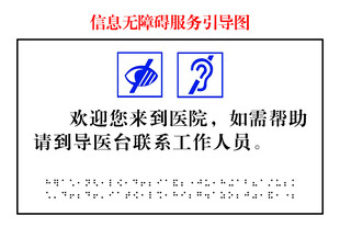 信息查询服务指引牌