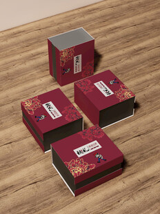 精美中式月饼礼盒展示