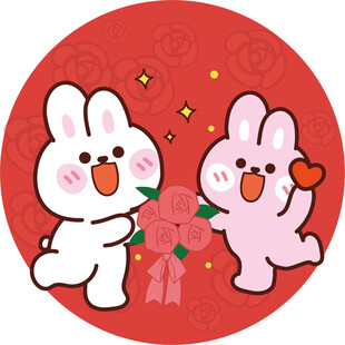 双兔贺岁