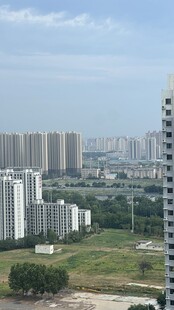 城市住宅区景观远眺