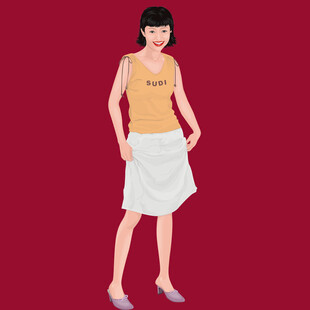 时尚穿搭女性展示