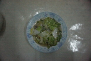 碗中绿色蔬菜拼盘