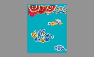 中式云纹 
