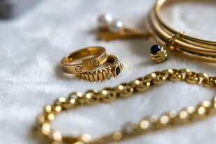 精美金饰珠宝展示