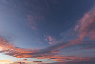 绚丽晚霞天空美景