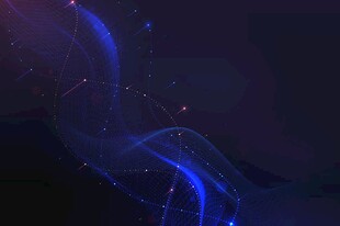 梦幻蓝色科技背景