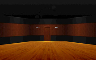 空旷木质舞台空间