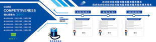 企业简介文化展板宣传海报